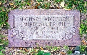 tombe de Mike von Erich