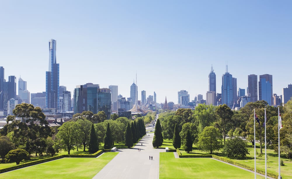Villes les plus accessibles à pied - Melbourne