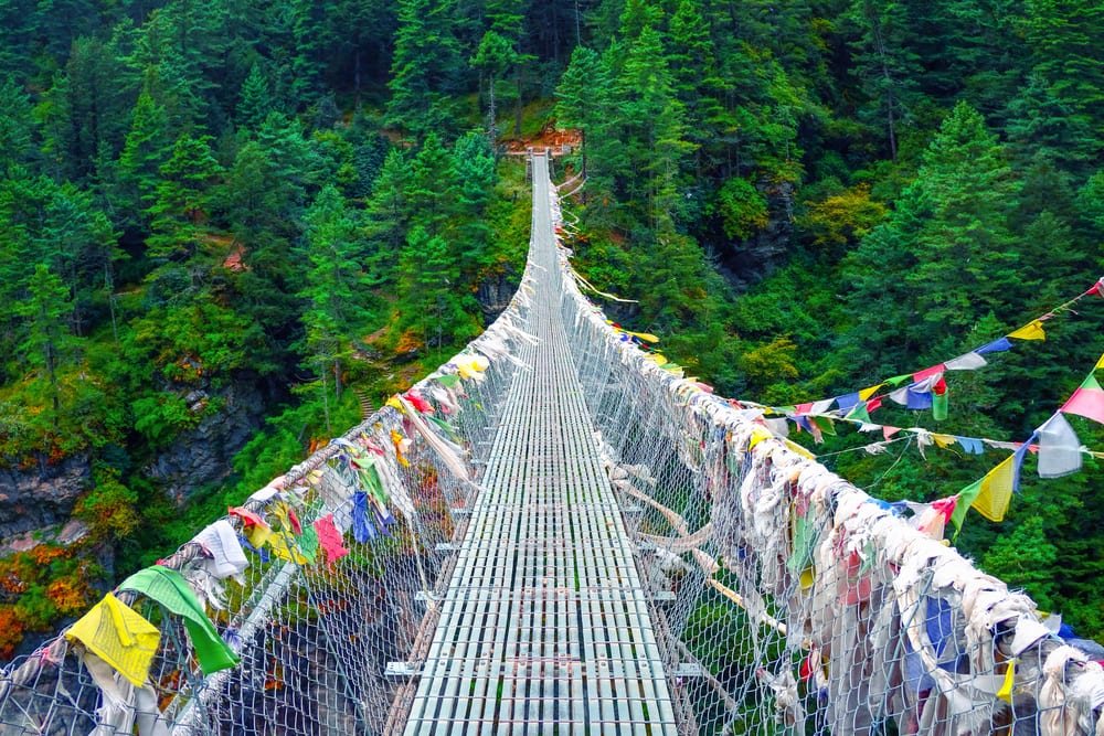 Ponts les plus dangereux - Pont suspendu de Ghasa