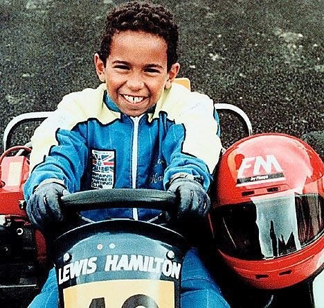 Lewis Hamilton au début de la vie
