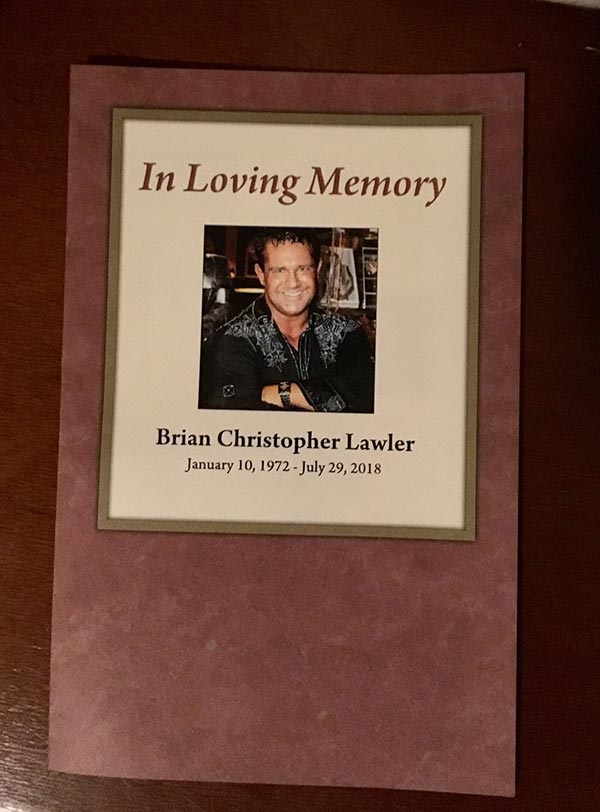 Funérailles de Brian Christopher Lawler