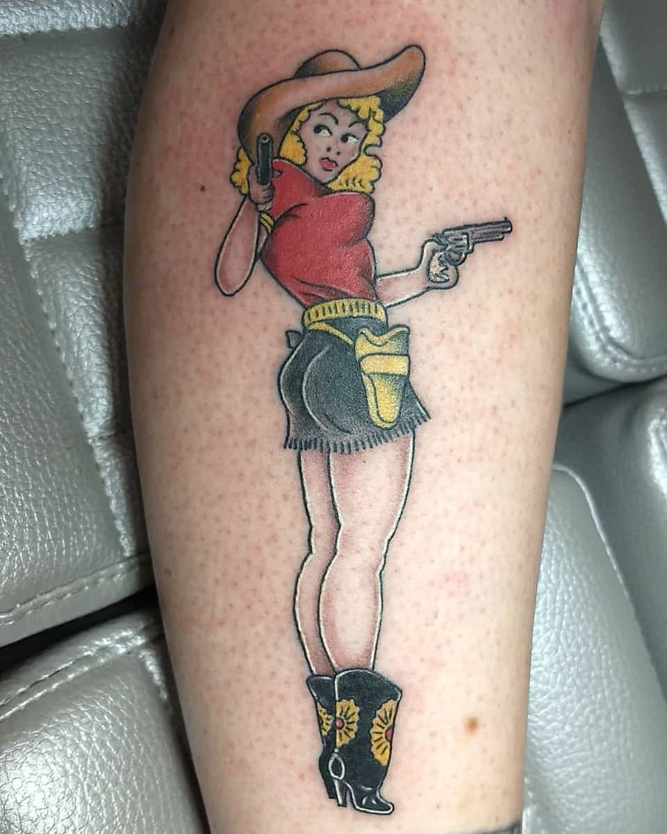 Sailor Jerry Pin Up Girl Tattoo -tatouagesparjaybrown