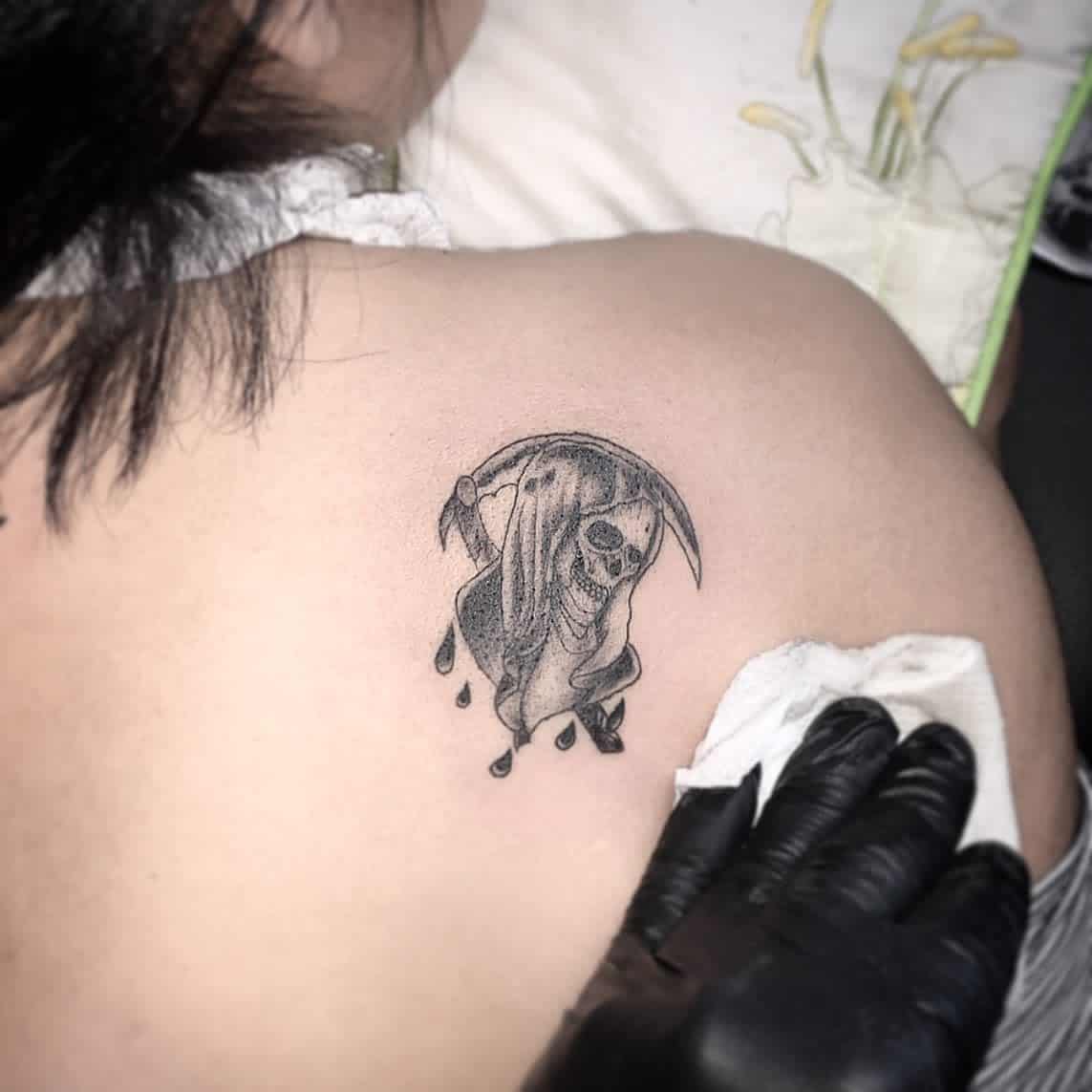 Petit tatouage Santa Muerte -adrixell_tattoos510