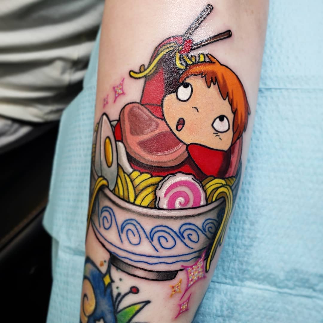 Ponyo Studio Ghibli Tattoo -melissaconleyartist