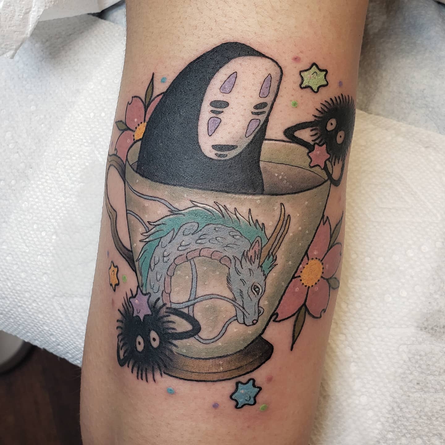 Spirited Away Studio Ghibli Tattoo -caitlinstairstattoo