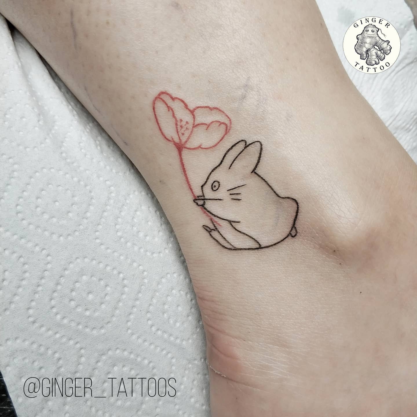 Totoro Studio Ghibli Tattoo -ginger_tattoos
