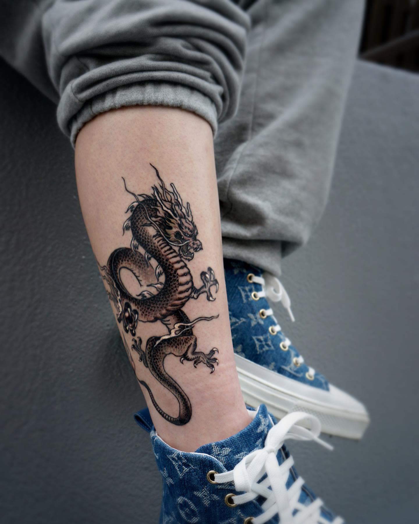 Tatouages ​​coréens de dragon -tattooer_manda