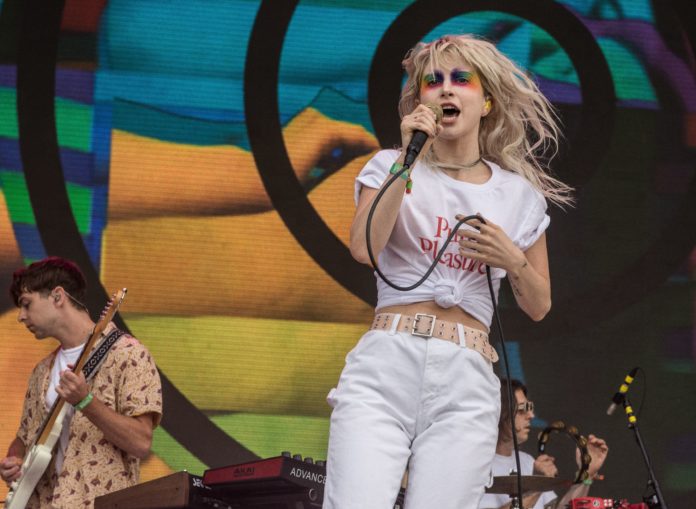 Hayley Williams de Paramore au Bonnaroo Music and Arts Festival en 2018.