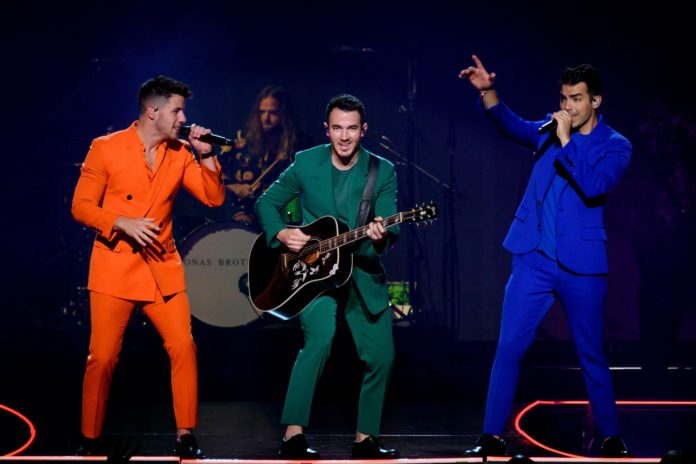 The Jonas Brothers - Nick, Kevin et Joe Jonas - en concert à Toronto en 2019