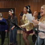 Busy Philipps, Renée Elise Goldsberry, Paula Pell, and Sara Bareilles in