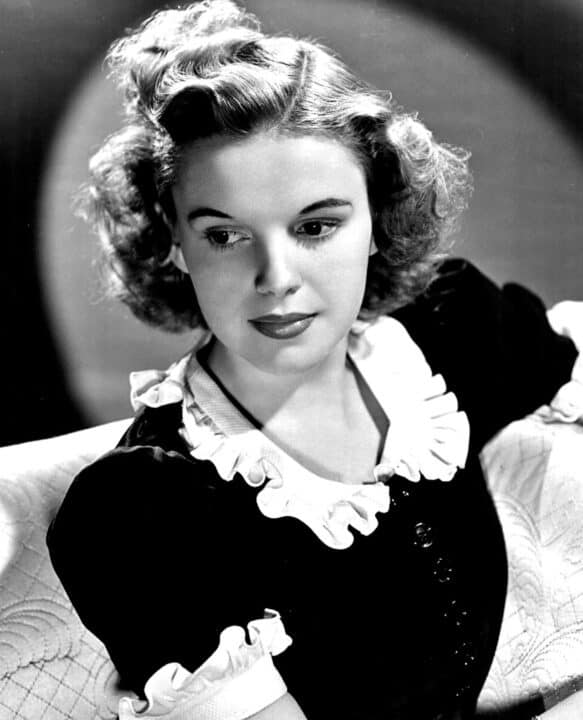 Judy Garland en noir et blanc
