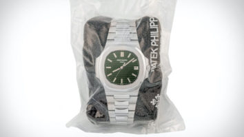Rare Sealed Patek Philippe Nautilus Green Dial Watch Heading to Auction