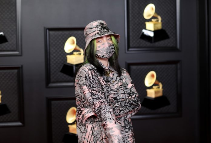 Billie Eilish à la 63e cérémonie des Grammy Awards en mars