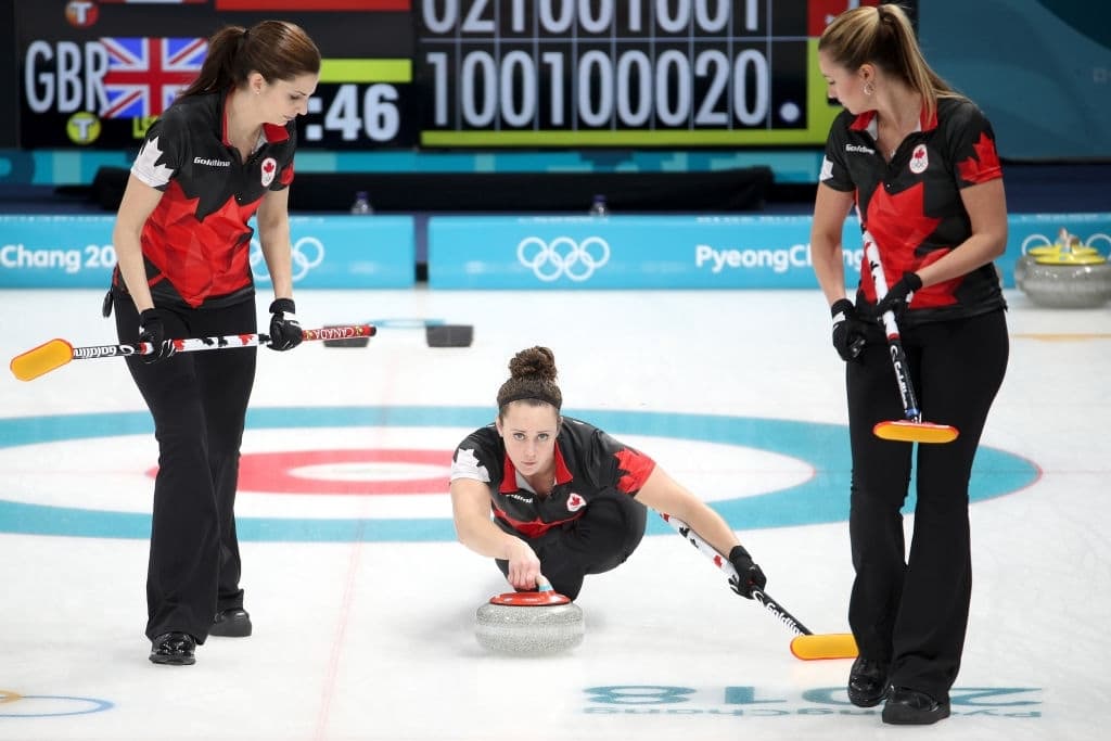 Curling - Jour 12 des Jeux olympiques d'hiver Équipe Canada