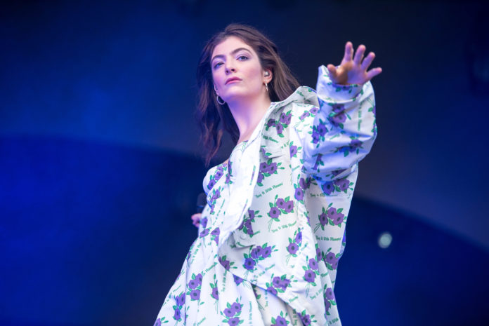 Lorde se produit au All Points East Music Festival à Londres, Royaume-Uni en 2018.
